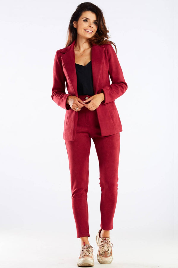 Chaussures à talons femme awama Pantalon Pantalon — rouge