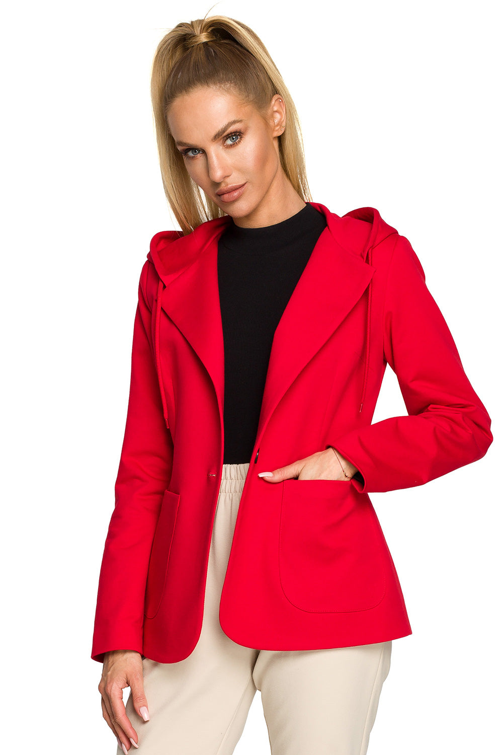 Blazer femme Moe — rouge