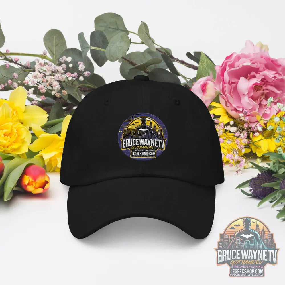 Casquette Bruce Wayne TV Noir Unisexe - Legeekshop