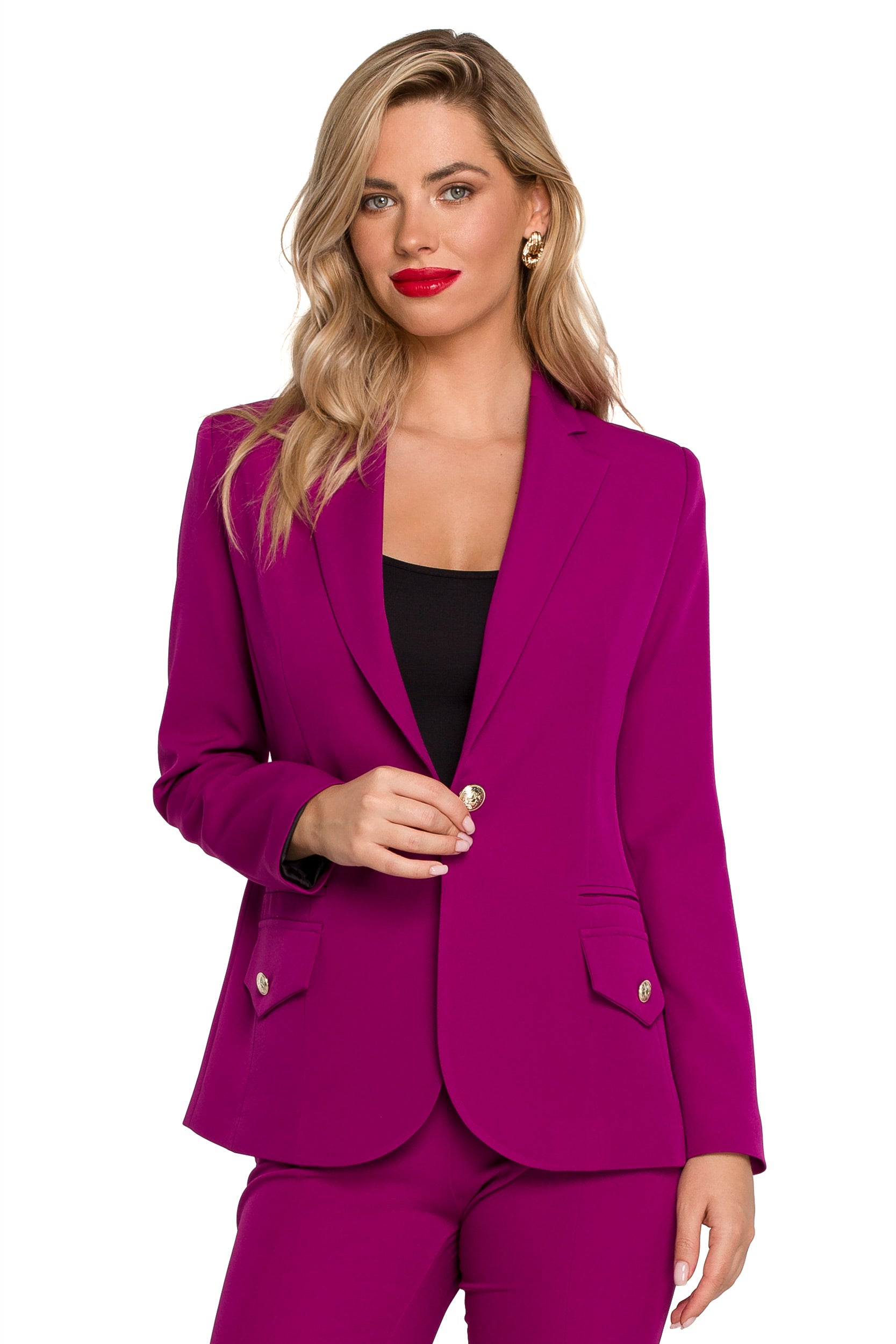 Blazer femme Makover — violet