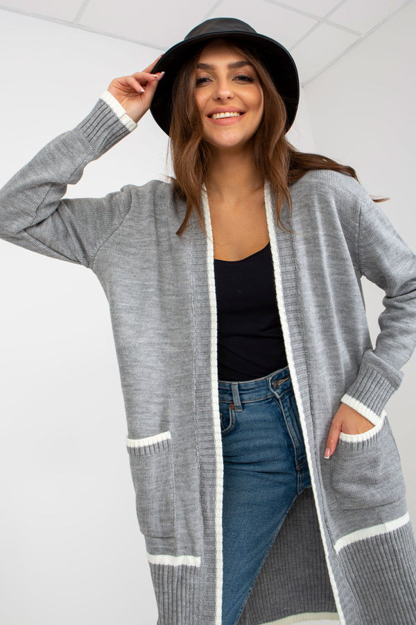 Cardigan femme Rue Paris — gris