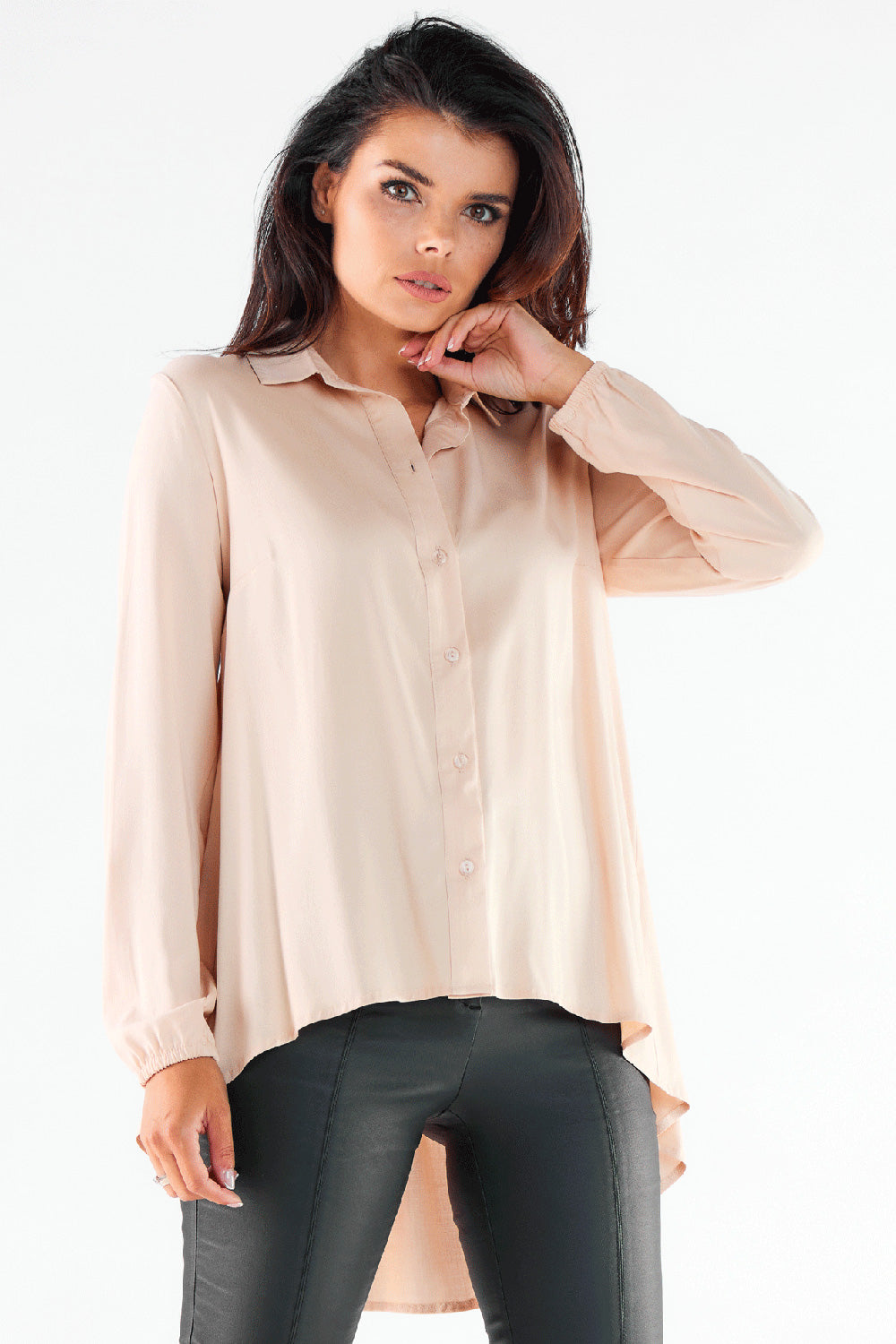 Blouse femme awama — beige