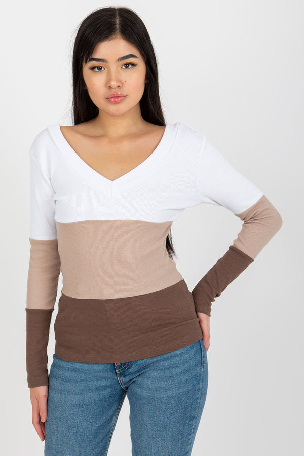 Blouse femme Rue Paris Chemisier Chemisier — brun
