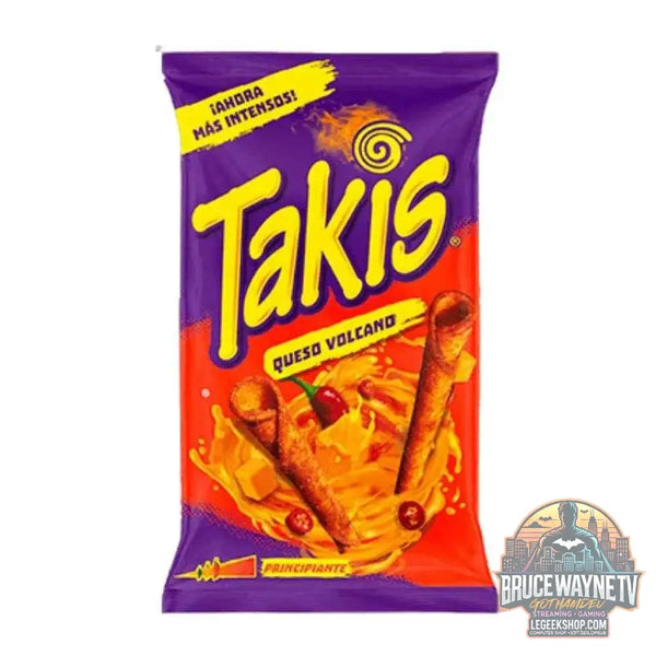 Takis TNT Queso Volcano – Tortillas Roulées au Fromage Épicé - Legeekshop