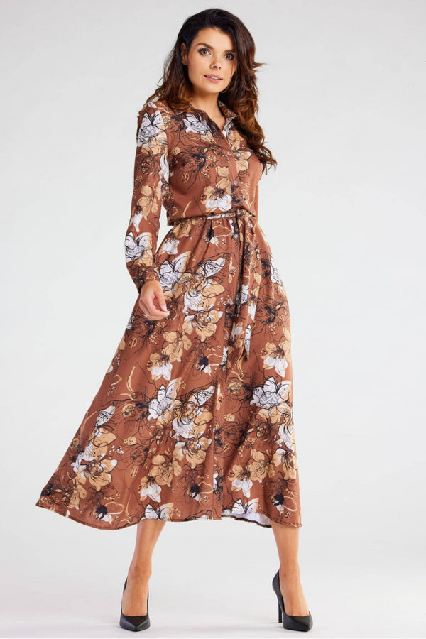 Robe femme awama De Jour De — brun