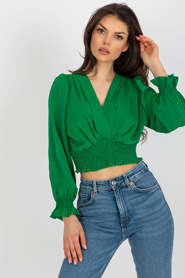 Blouse femme Italy Moda Chemisier Chemisier — vert