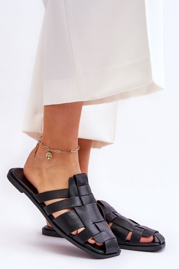 Sandales femme Step in style Clacquettes Clacquettes — noir
