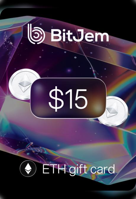 BitJem Crypto Gift Card ETH 15 USD - BitJem Key