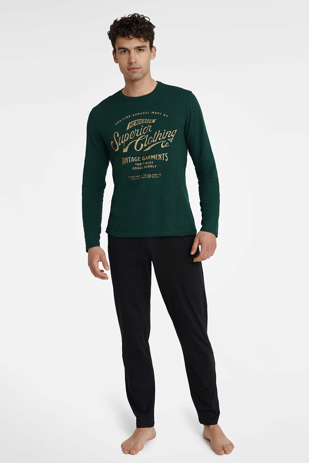 Pyjama homme Henderson — vert