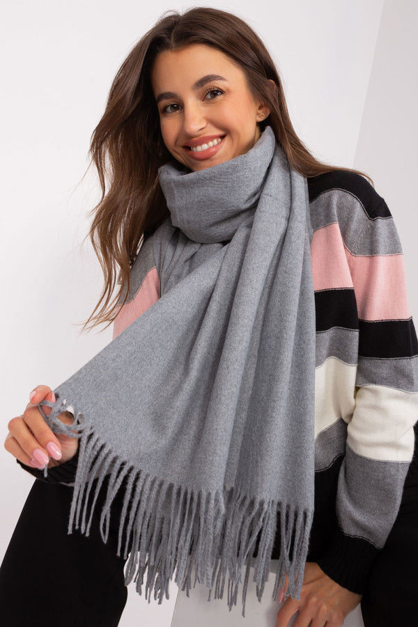 Châle femme AT — gris