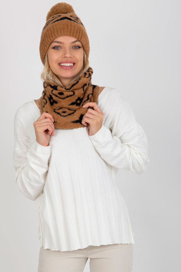 Infinity Écharpe femme AT — brun