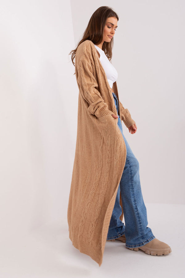 Cardigan femme AT — brun
