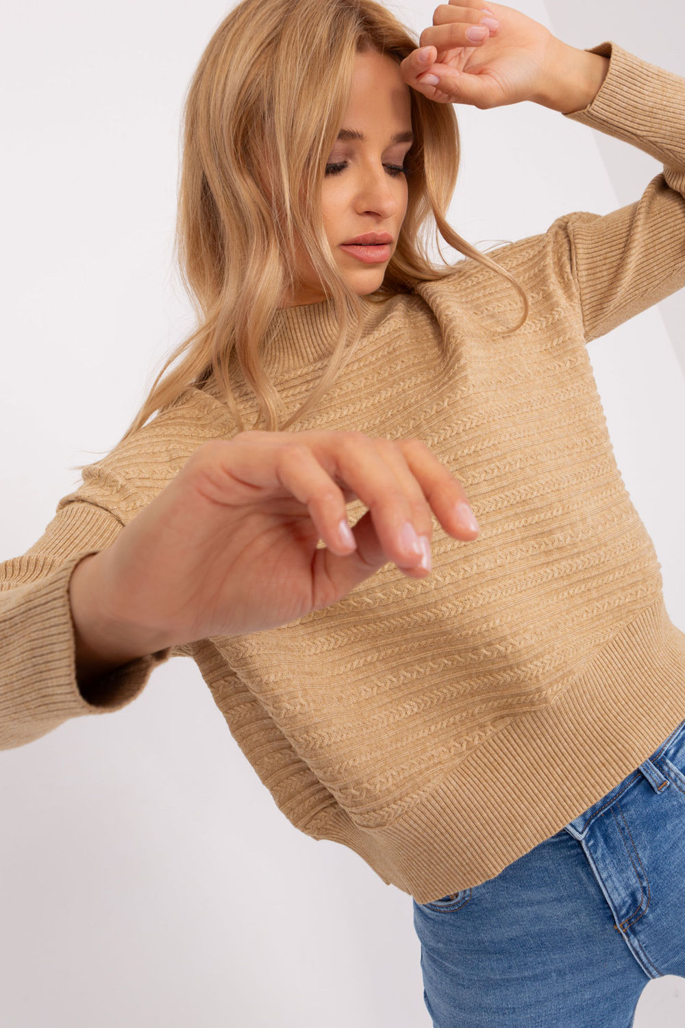 Pull femme AT Chandail Chandail — brun