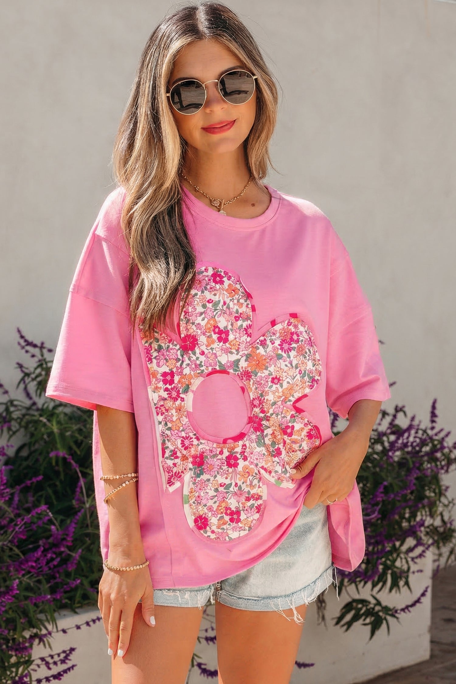 Jet Stream Floral Patched — Tops/Tops & Tees, vue 4, LeGeekShop