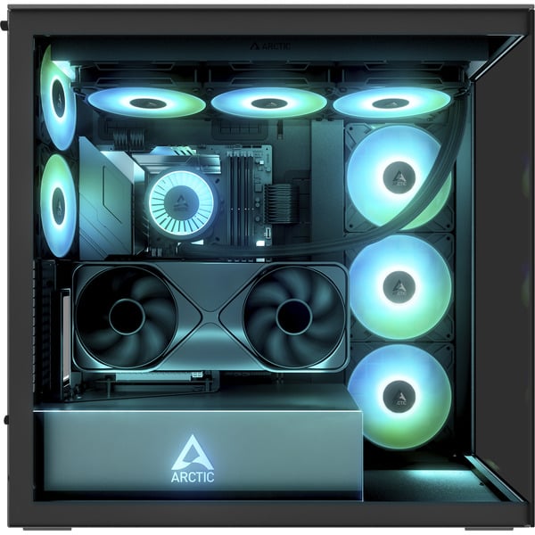 ARCTIC Xtender VG Mirror Black Design, Tower-Gehäuse - ARCTIC - vue 5