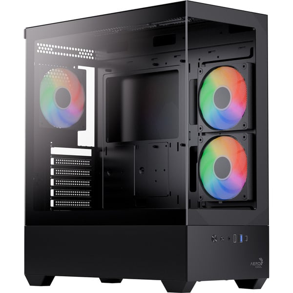 Aerocool P500D-G-BK-v1, Tower-Gehäuse - Aerocool