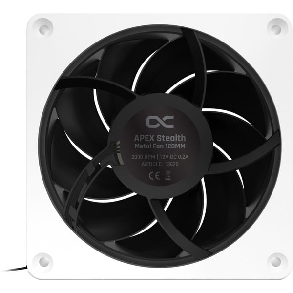 Alphacool Apex Stealth Metal 120mm Lüfter 2000rpm, Gehäuselüfter - Alphacool - vue 3