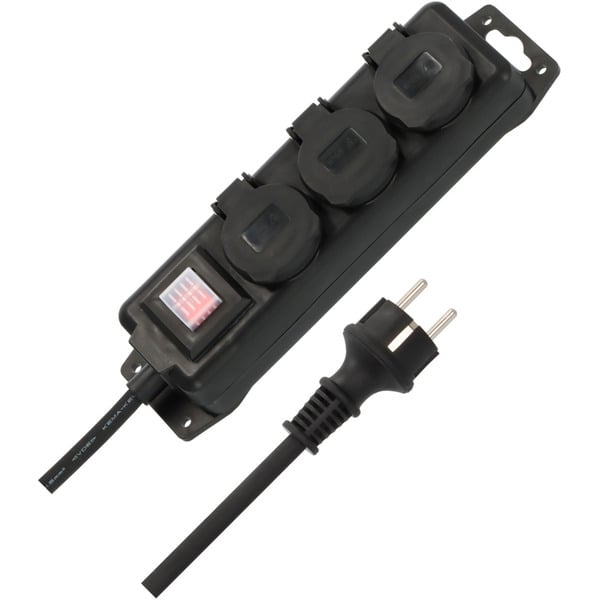 Brennenstuhl Outdoor-Steckdosenleiste IP44, 3-fach avec Schalter - Brennenstuhl