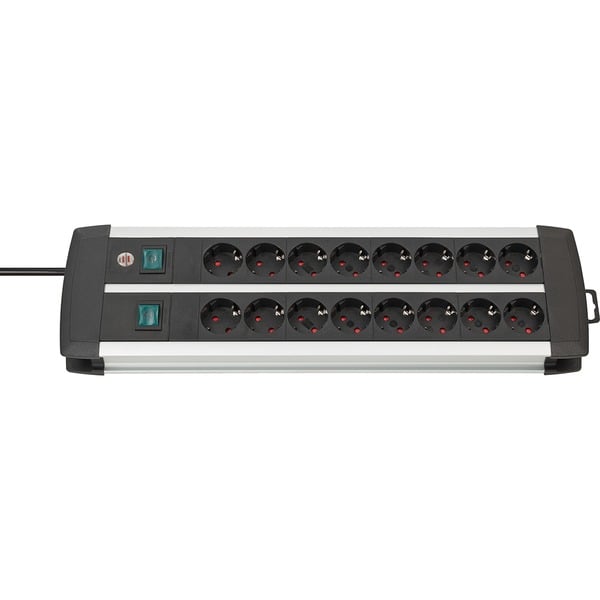 Brennenstuhl Premium-Alu-Line Steckdosenleiste 16-fach Duo - Brennenstuhl