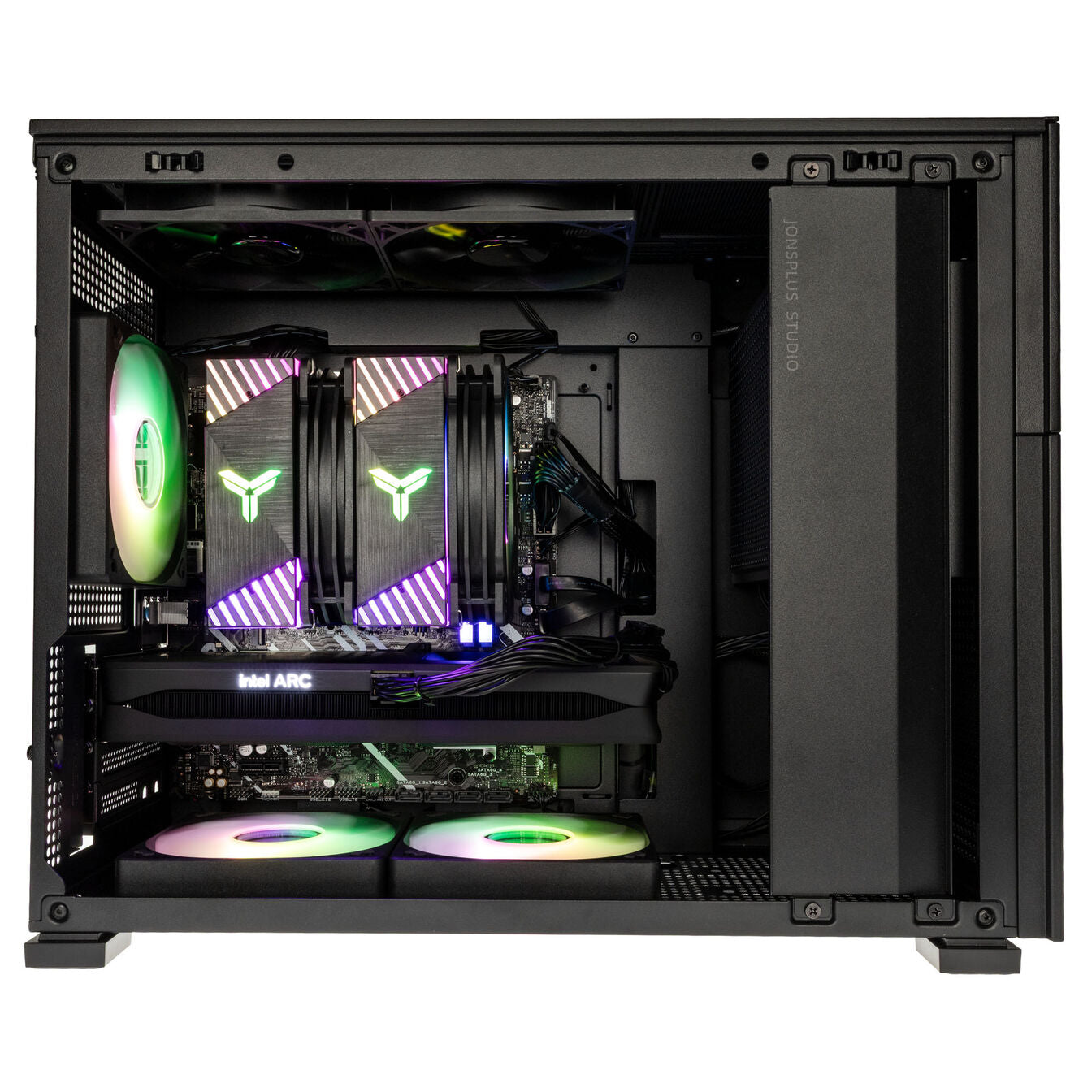 Gaming-PC BreezeBox, Intel Core Ultra 7 265k, Intel Arc B580 12GB - Fertig PC - King Mod Systems - vue 4