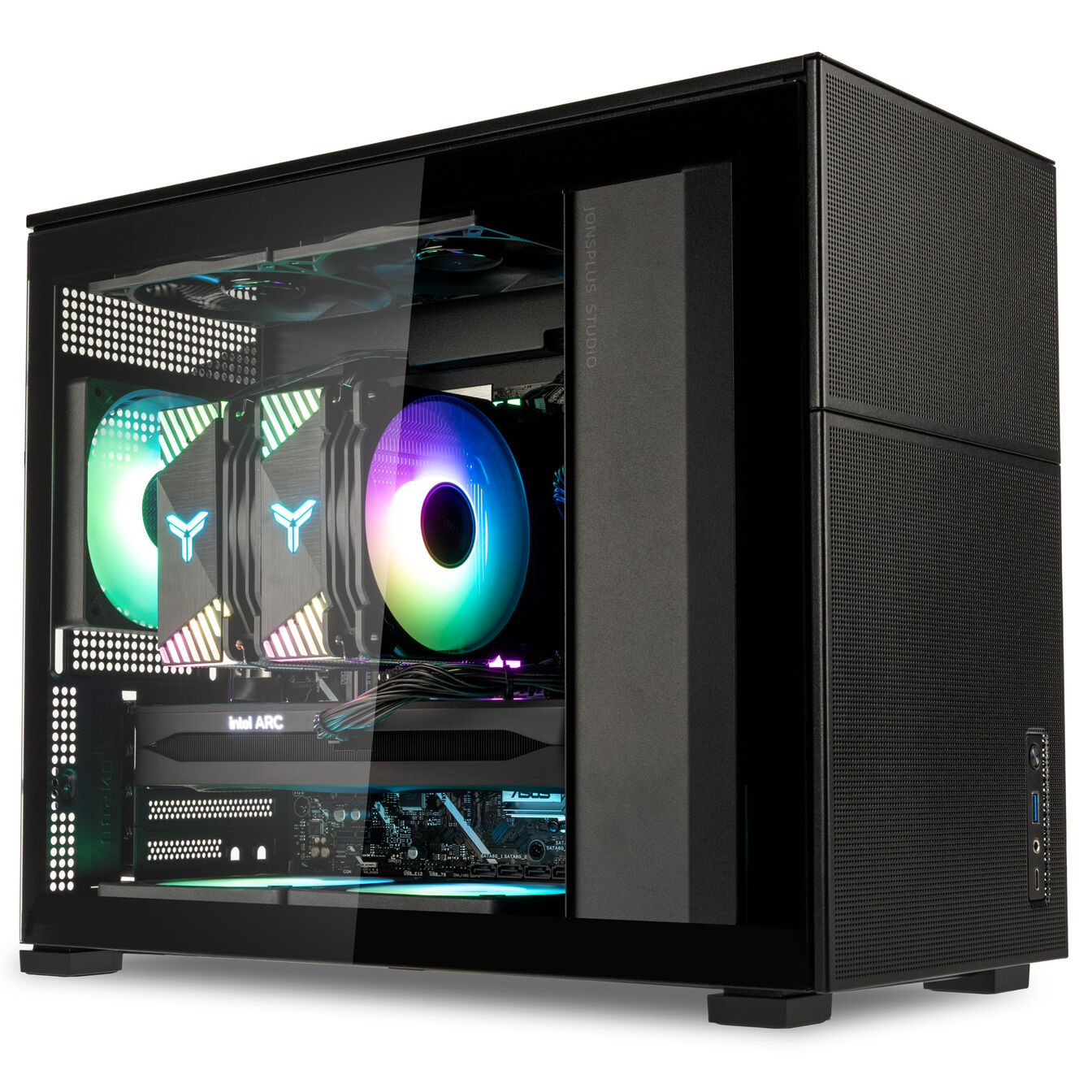 Gaming-PC BreezeBox, Intel Core Ultra 7 265k, Intel Arc B580 12GB - Fertig PC - King Mod Systems - vue 2