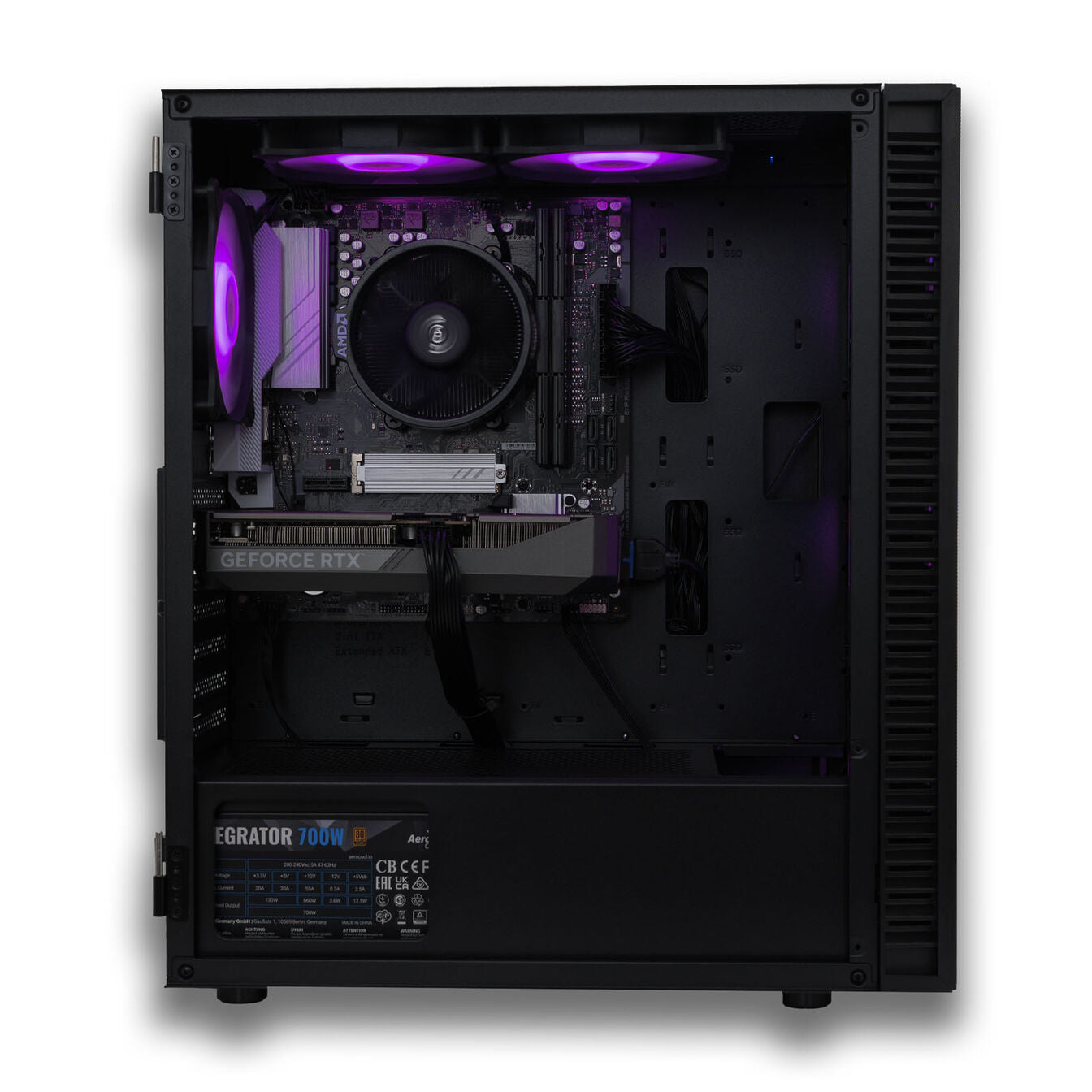 Gaming-PC Mach 2, AMD Ryzen 5 7500F, RTX 5060 Ti 16GB - King Mod Systems - vue 4