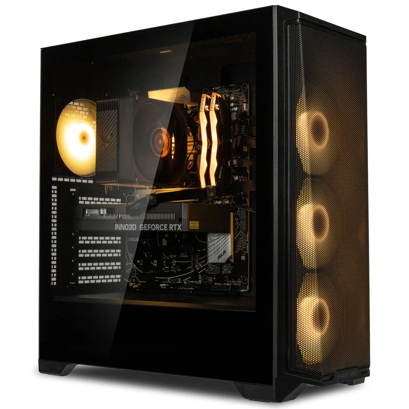 KingForge Gaming-PC Bronze, AMD Ryzen 5 7500F, RTX 5060, Phanteks Eclipse G370A – Fertig-PC - King Mod Systems - vue 2