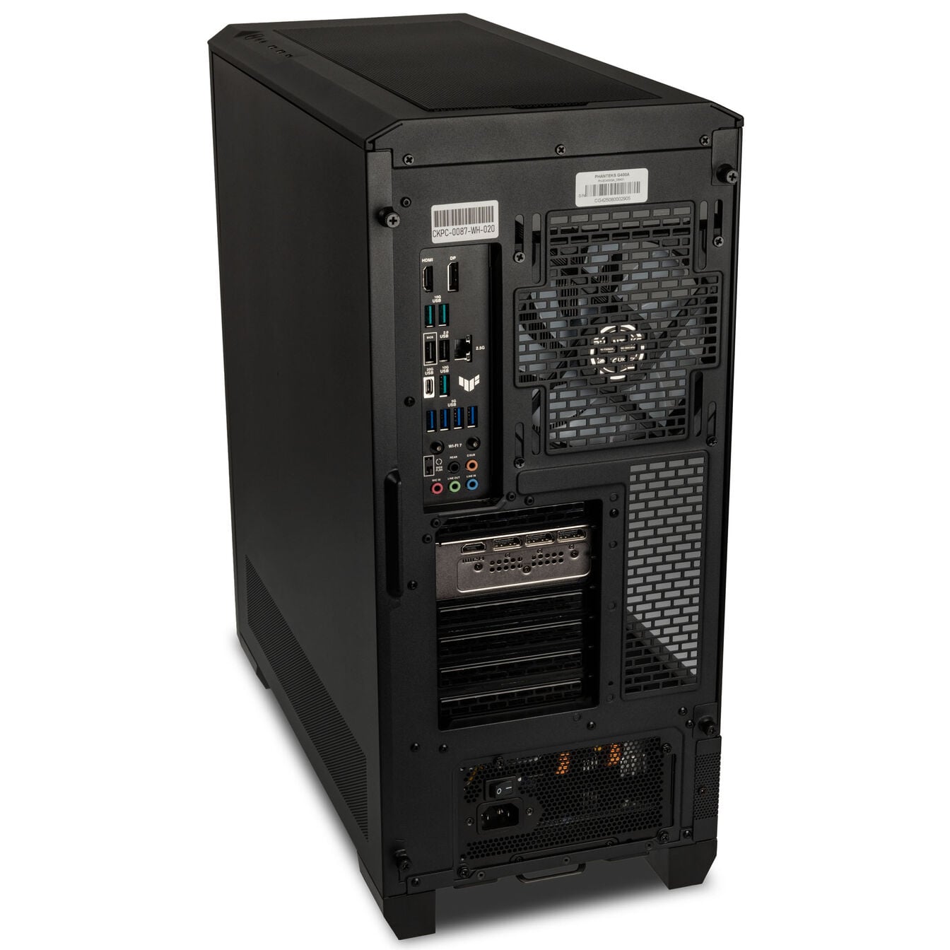KingForge Gaming-PC Gold, AMD Ryzen 5 7500X3D, RTX 5070, Phanteks Eclipse G400A – Fertig-PC - King Mod Systems - vue 3