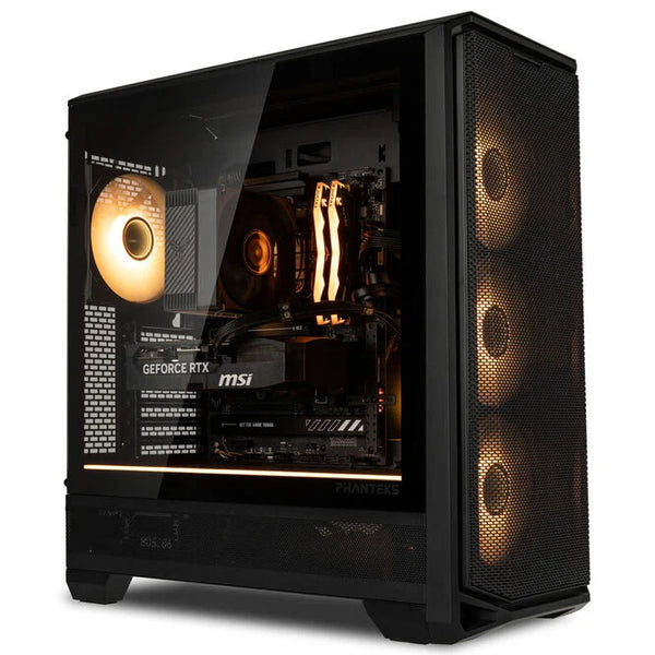 KingForge Gaming-PC Gold, AMD Ryzen 5 7500X3D, RTX 5070, Phanteks Eclipse G400A – Fertig-PC - King Mod Systems