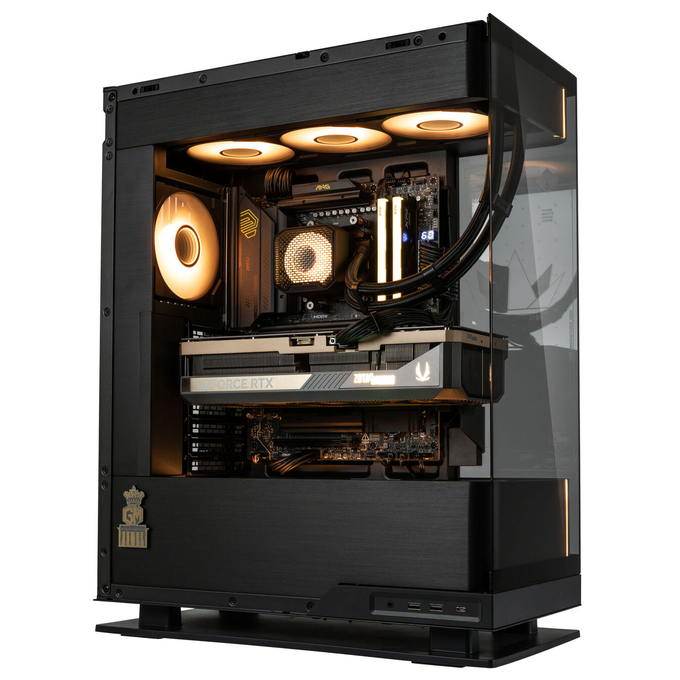 KingForge Gaming-PC GrandMaster, AMD Ryzen 7 9850X3D, RTX 5090, Phanteks Evolv X2 – Fertig-PC - King Mod Systems - vue 5