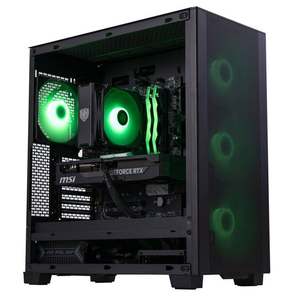 Gaming-PC Mach 5 vert, AMD Ryzen 5 7500X3D, RTX 5070 Ti - King Mod Systems