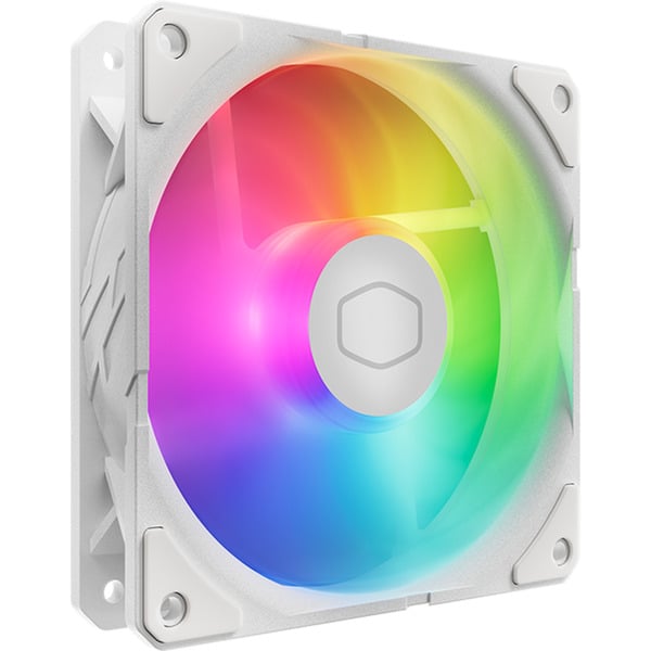 Cooler Master SickleFlow Edge 120 ARGB White Edition, Gehäuselüfter - Cooler Master