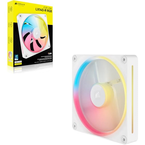 Corsair iCUE LINK LX140-R RGB PWM Reverse, Gehäuselüfter - Corsair - vue 3