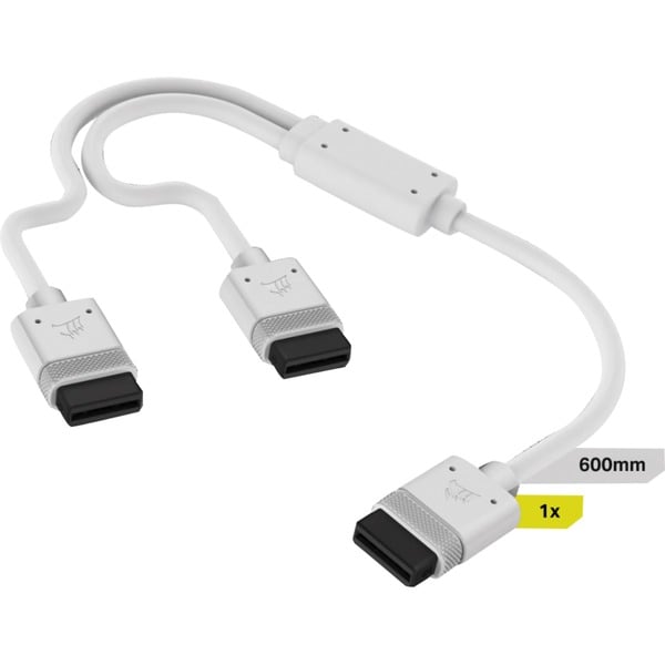 (€ 21,00 / 1 m) Corsair iCUE LINK Y-câble, 600mm, gerade - Corsair - vue 2