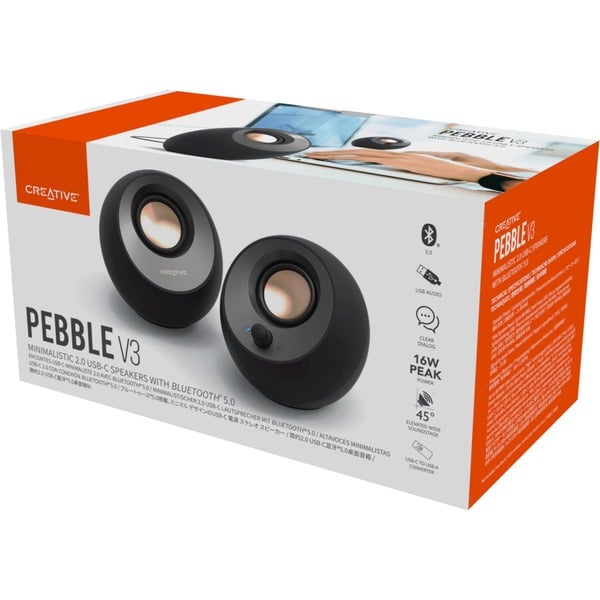 Creative Pebble V3, PC-Lautsprecher - Creative - vue 9