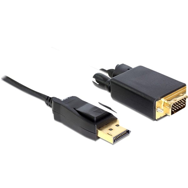 DeLOCK Adapterkabel DisplayPort 1.1 Stecker > DVI 24+1 Stecker - DeLOCK - vue 2