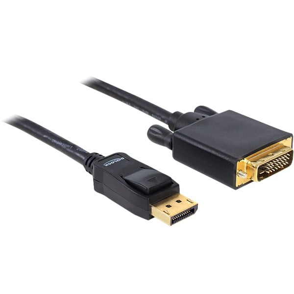 DeLOCK Adapterkabel Displayport Stecker > DVI 24+1 Stecker - DeLOCK