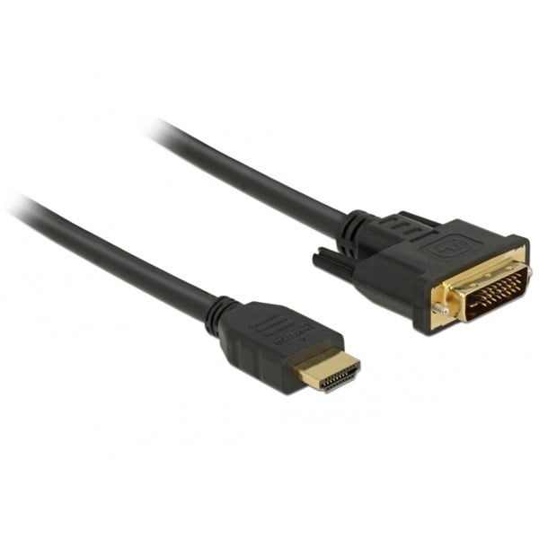 DeLOCK Adapterkabel HDMI > DVI 24+1 bidirektional - DeLOCK - vue 2