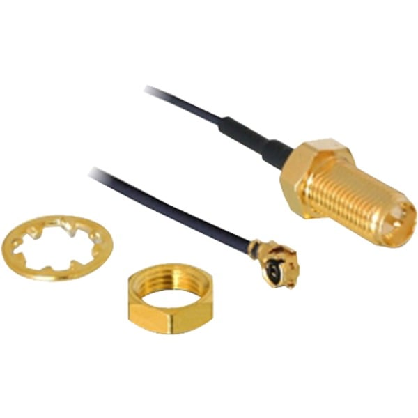DeLOCK MHF/U.FL Stecker > RP-SMA Buchse, Adapter - DeLOCK