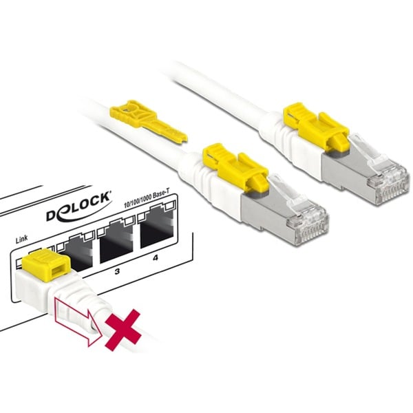 DeLOCK RJ45 Secure Cat. 6A, câble - DeLOCK - vue 2