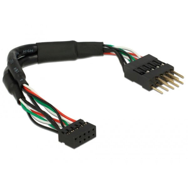 DeLOCK USB 2.0 câble, 10 Pin Header Buchse > 10 Pin Header Stecker - DeLOCK