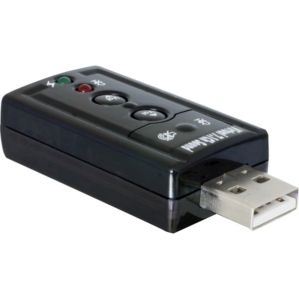 DeLOCK USB Sound Adapter 7.1 (61645), Soundkarte - DeLOCK