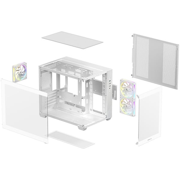 DeepCool DeepCool CG330 3F WH, Tower-Gehäuse - DeepCool - vue 10