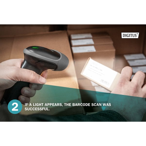 Digitus 2D Barcode Handscanner, Barcode-Scanner - Digitus - vue 7