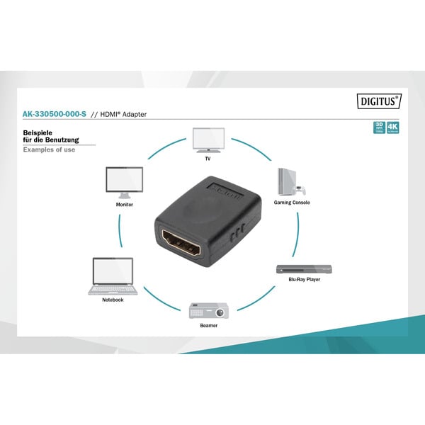 € 1,34 Digitus Adapter HDMI > HDMI - Digitus - vue 6