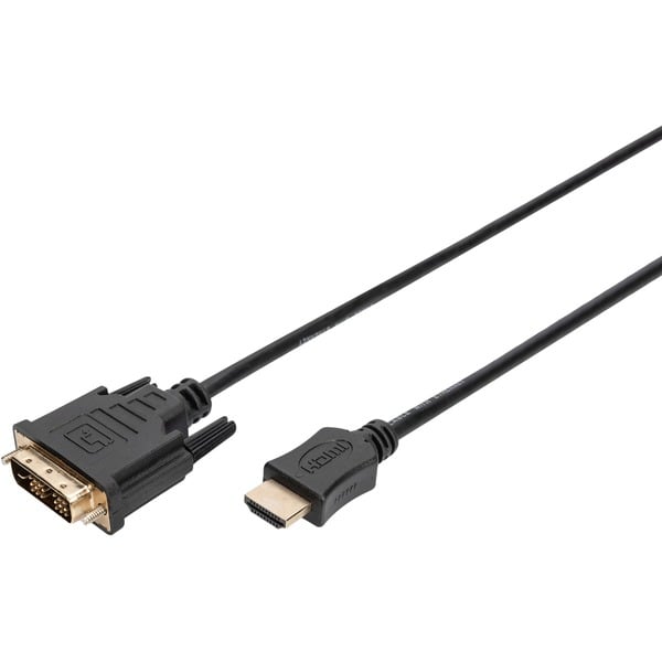 (€ 1,43 / 1 m) Digitus Adapterkabel HDMI > DVI-D - Digitus