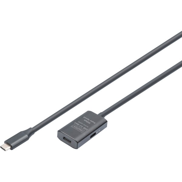 Digitus Aktives USB 3.2 Gen 1 Verlängerungskabel, USB-C Stecker > USB-C Buchse - Digitus
