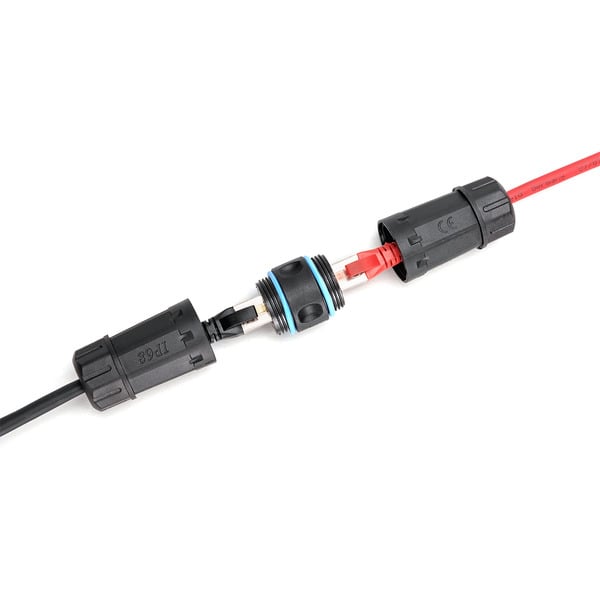 Digitus CAT.6A Außenanschluss-Kupplung, IP68, RJ-45 - Digitus - vue 8