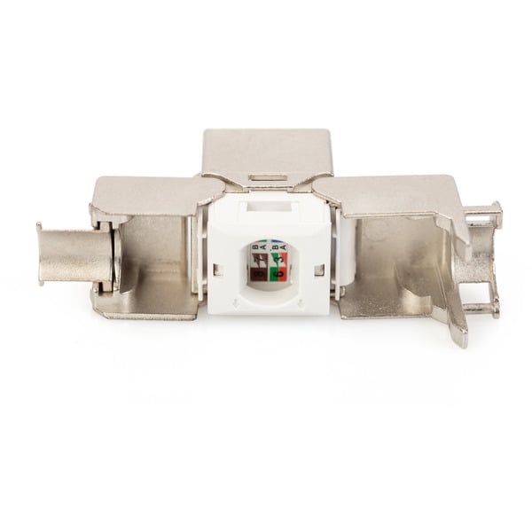 (€ 2,16 / pièces) Digitus CAT 6A Keystone Modul geschirmt werkzeugfrei 4 Stk., Keystone-Modul - Digitus - vue 3