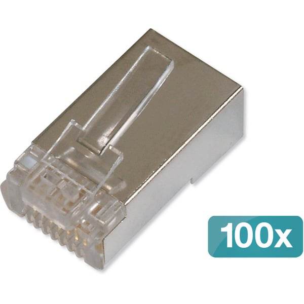 Digitus CAT.6 Modularstecker pour Rundkabel, geschirmt, 100 pièces - Digitus - vue 2
